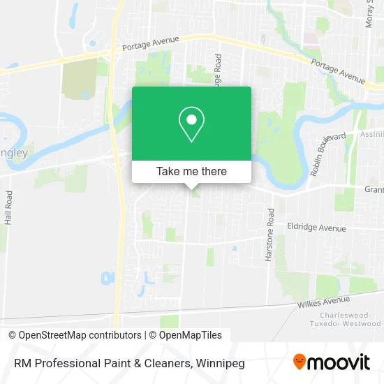 RM Professional Paint & Cleaners map
