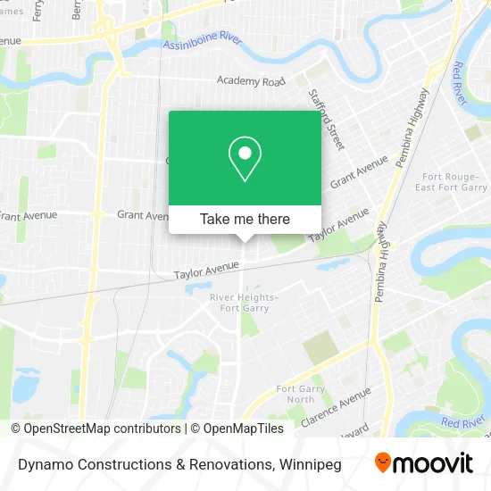 Dynamo Constructions & Renovations map