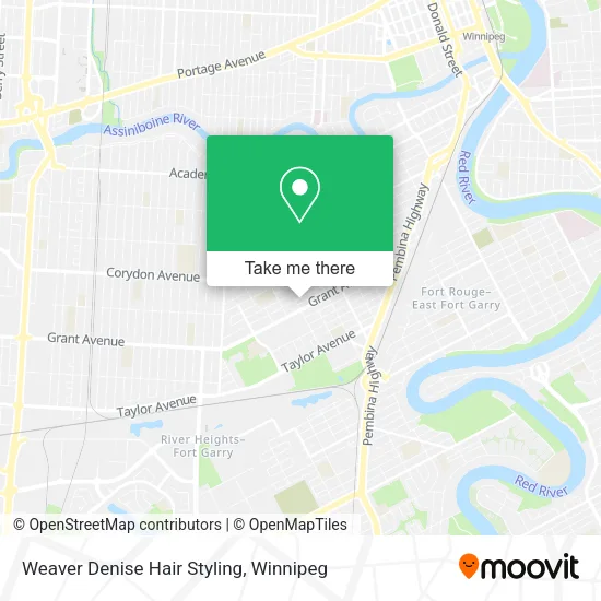 Weaver Denise Hair Styling map