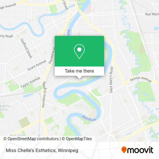 Miss Chelle's Esthetics map