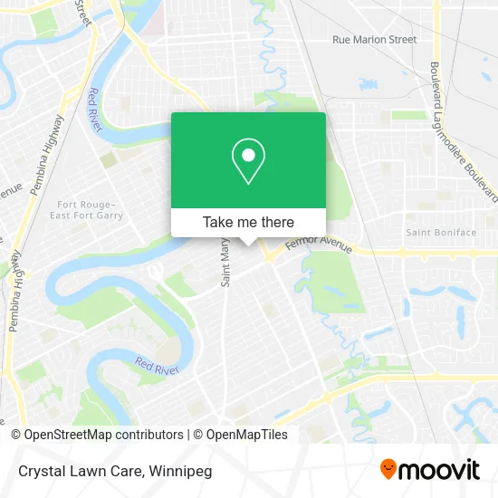 Crystal Lawn Care map