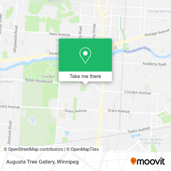 Augusta Tree Gallery map