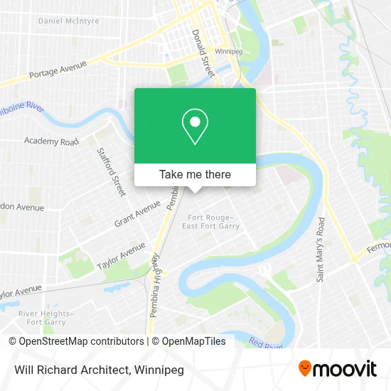 Will Richard Architect map