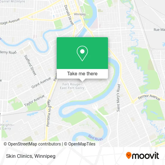 Skin Clinics map