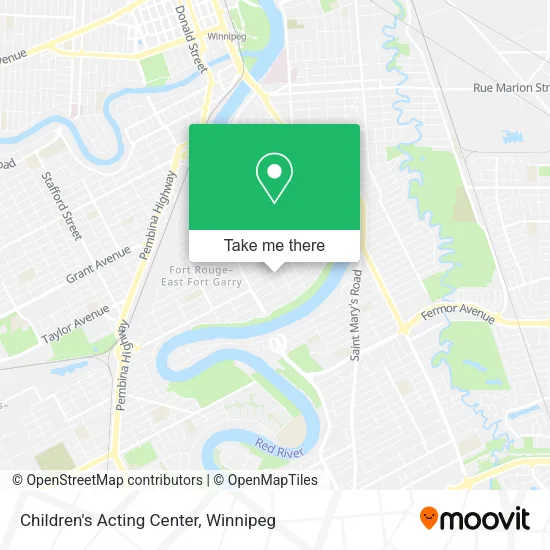 Children's Acting Center map