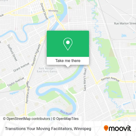 Transitions Your Moving Facilitators map