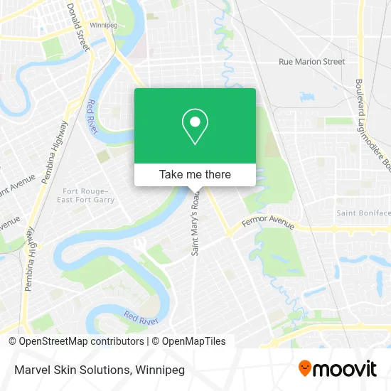 Marvel Skin Solutions map