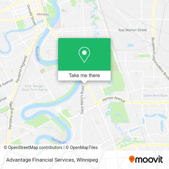 Advantage Financial Services map