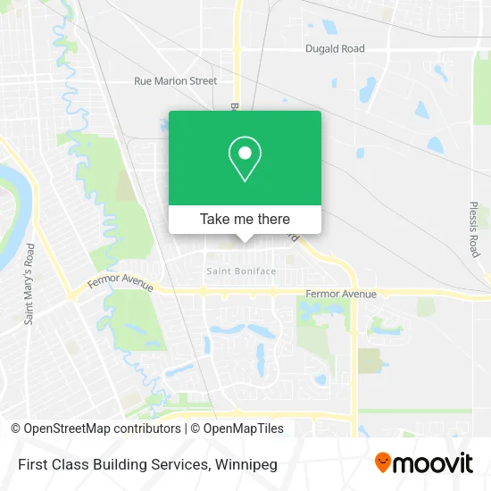 First Class Building Services map