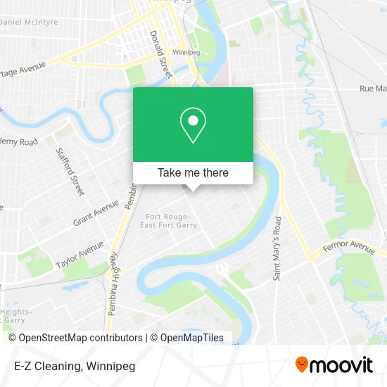 E-Z Cleaning map