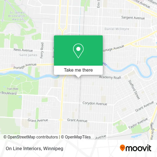 On Line Interiors map