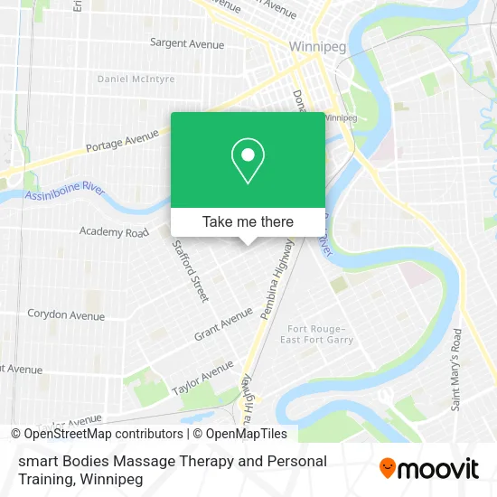smart Bodies Massage Therapy and Personal Training map