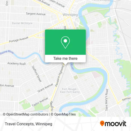 Travel Concepts map