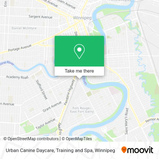 Urban Canine Daycare, Training and Spa map