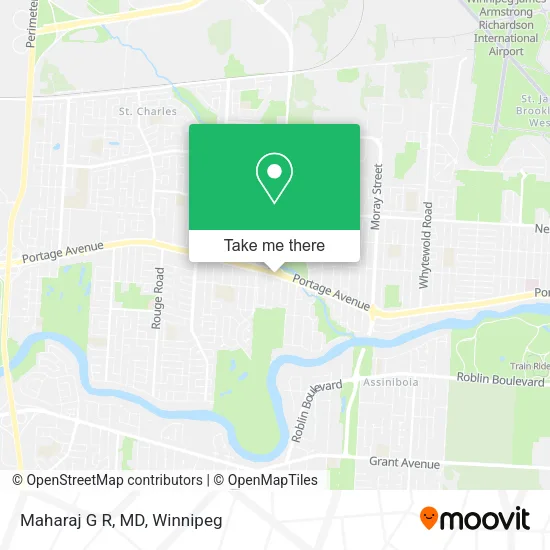 Maharaj G R, MD map