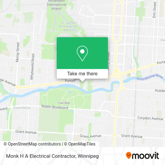 Monk H A Electrical Contractor plan
