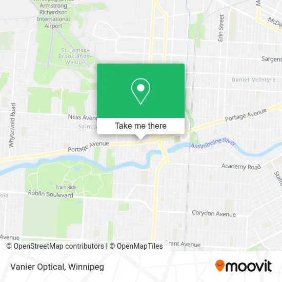 Vanier Optical map