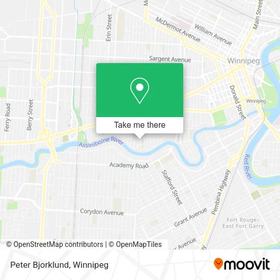 Peter Bjorklund map
