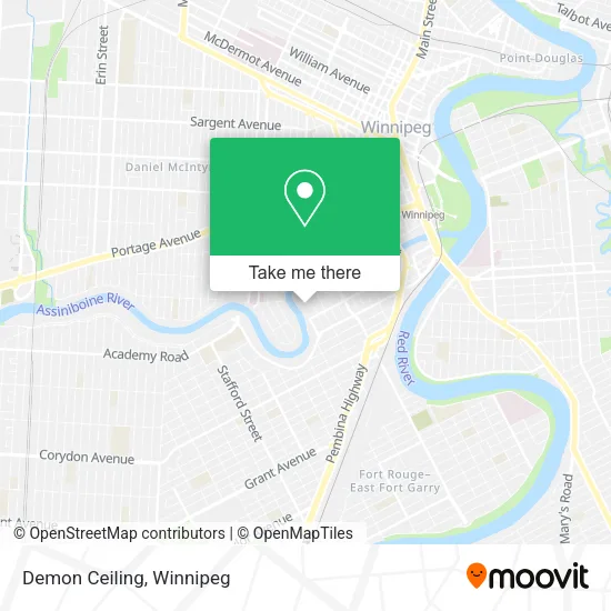 Demon Ceiling map