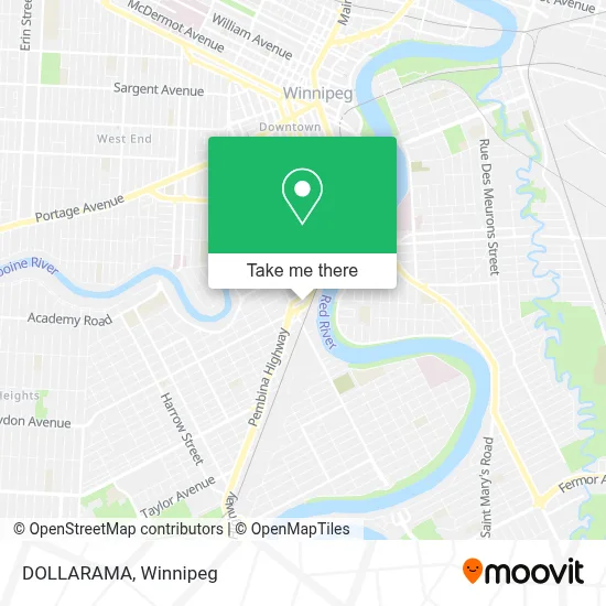 DOLLARAMA map