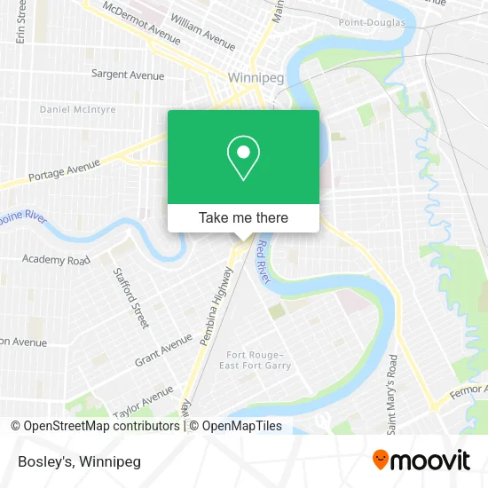 Bosley's map