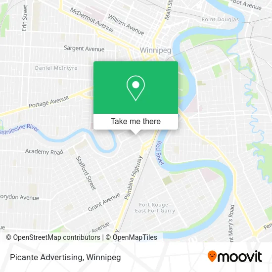 Picante Advertising map