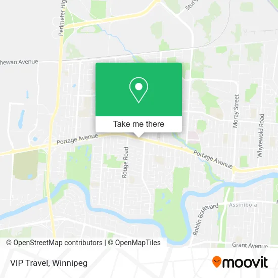 VIP Travel map