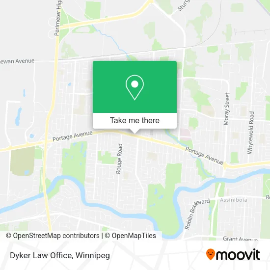 Dyker Law Office map