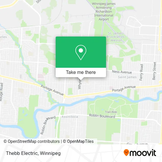 Thebb Electric map
