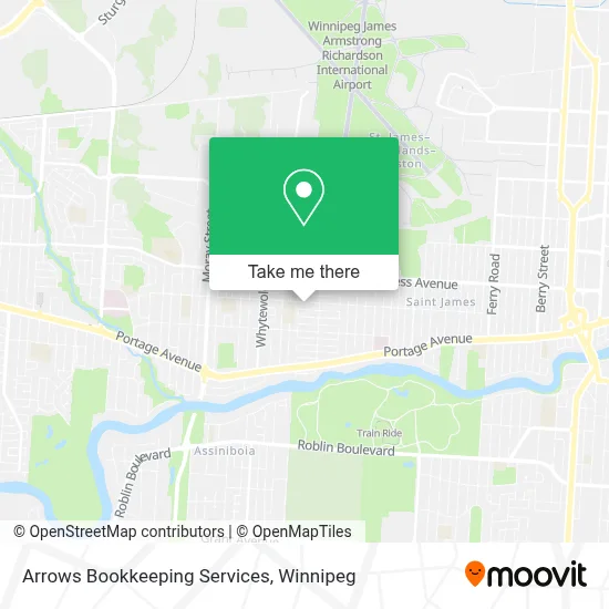 Arrows Bookkeeping Services map