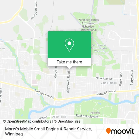 Marty's Mobile Small Engine & Repair Service map