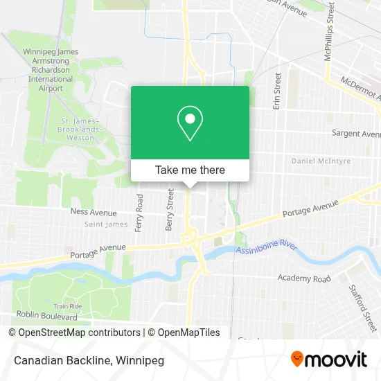 Canadian Backline map