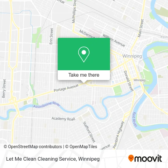 Let Me Clean Cleaning Service map