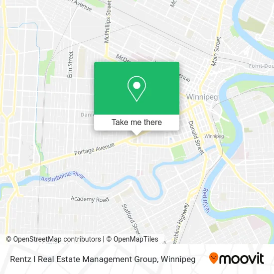 Rentz I Real Estate Management Group map