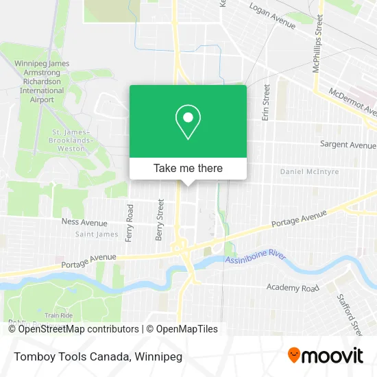 Tomboy Tools Canada map