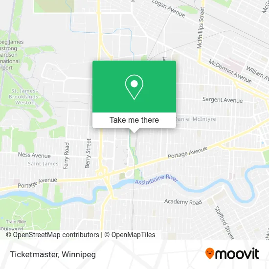 Ticketmaster map