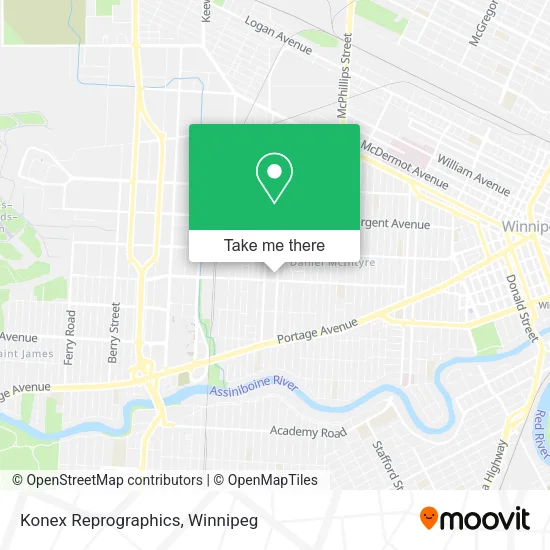 Konex Reprographics map