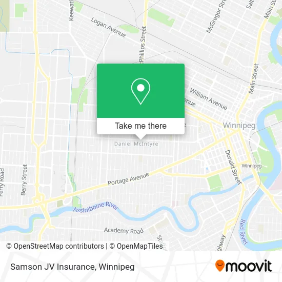 Samson JV Insurance map