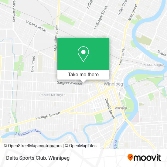 Delta Sports Club map