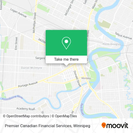 Premier Canadian Financial Services map