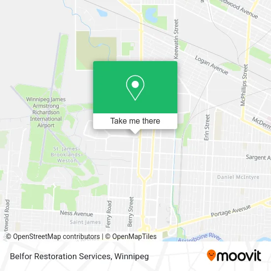 Belfor Restoration Services map