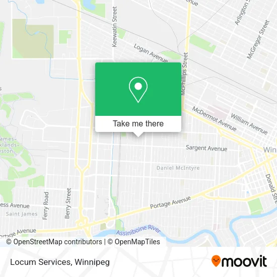 Locum Services map