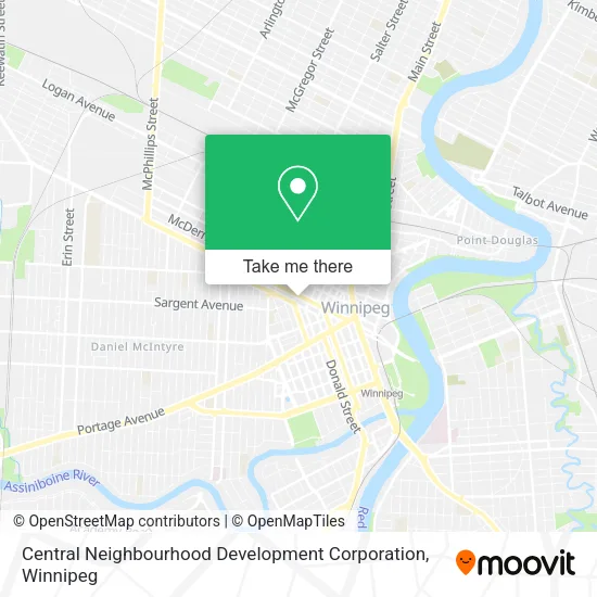 Central Neighbourhood Development Corporation map