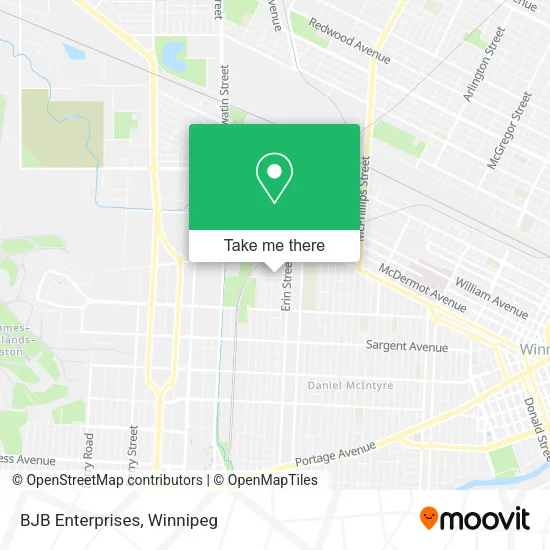 BJB Enterprises map
