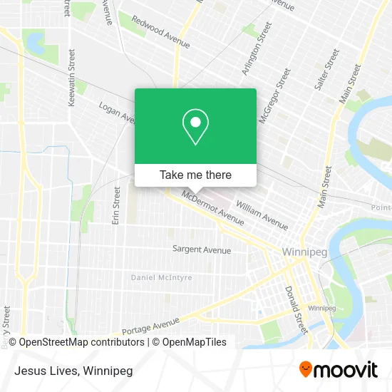 Jesus Lives map