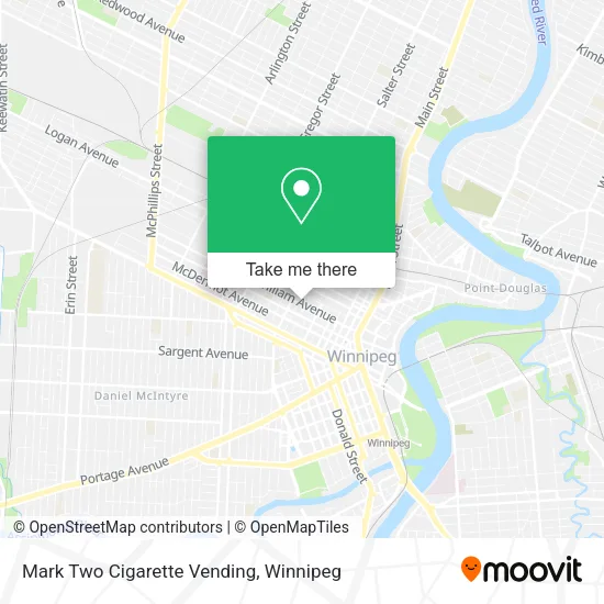 Mark Two Cigarette Vending map