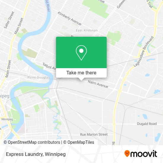 Express Laundry map