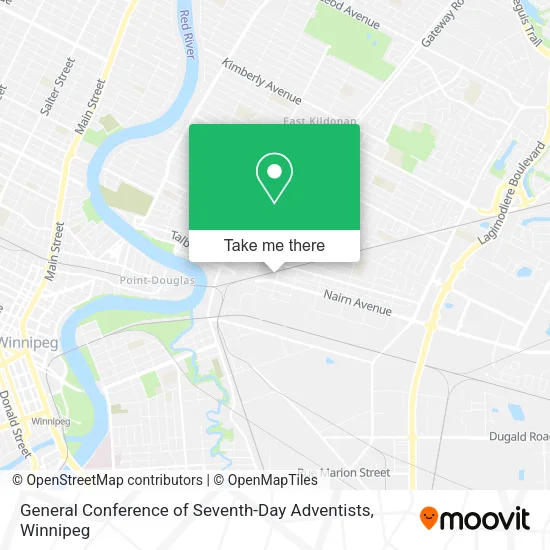 General Conference of Seventh-Day Adventists map