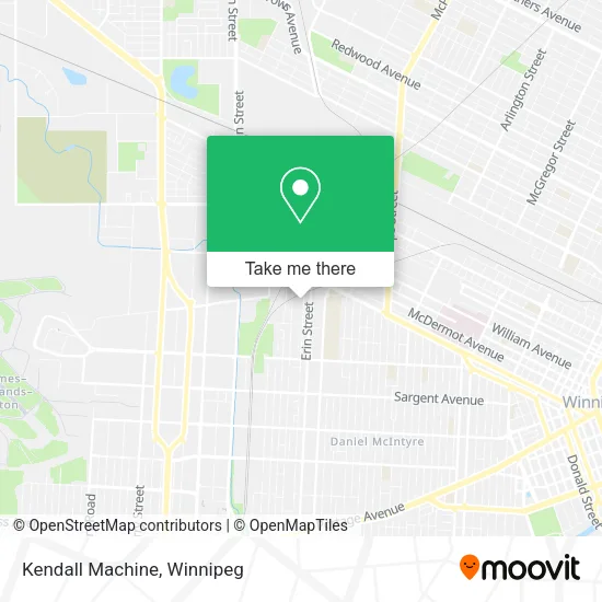 Kendall Machine map