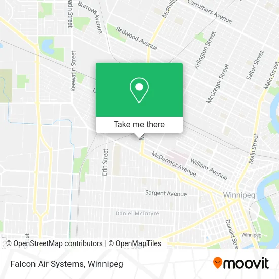 Falcon Air Systems map
